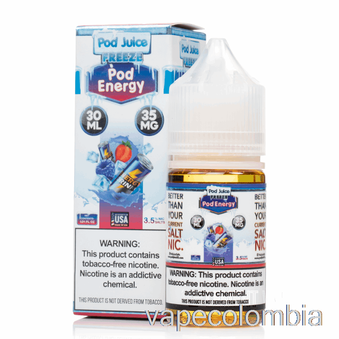 Vape Recargable Congelar Pod Energía - Jugo De Vaina - 30ml 55mg